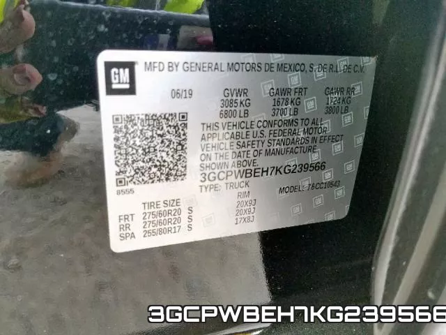 3GCPWBEH7KG239566 фото 2