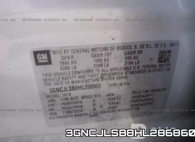 3GNCJLSB8HL286860 фото 10