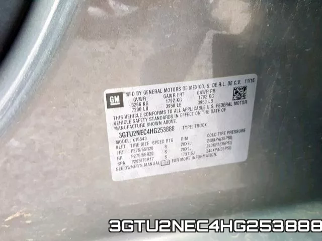 3GTU2NEC4HG253888 фото 2