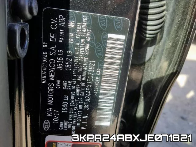 3KPA24ABXJE071821 фото 2