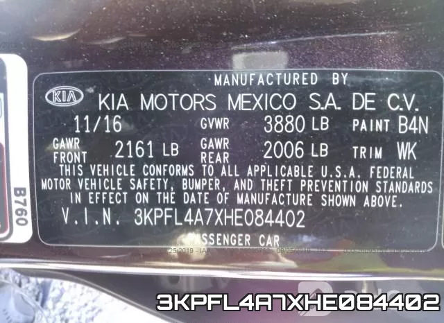3KPFL4A7XHE084402 фото 10