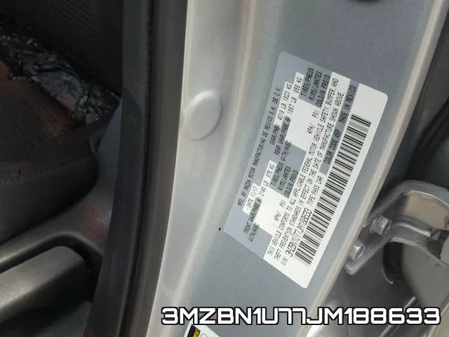 3MZBN1U77JM188633 фото 2