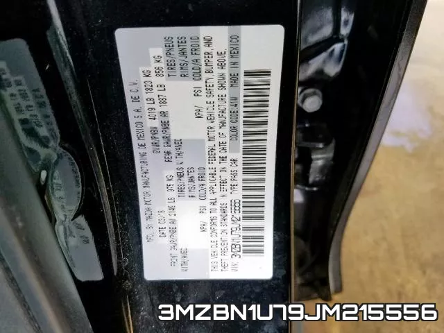 3MZBN1U79JM215556 фото 2