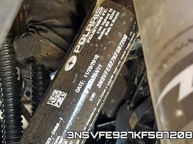 3NSVFE927KF587208 фото 2