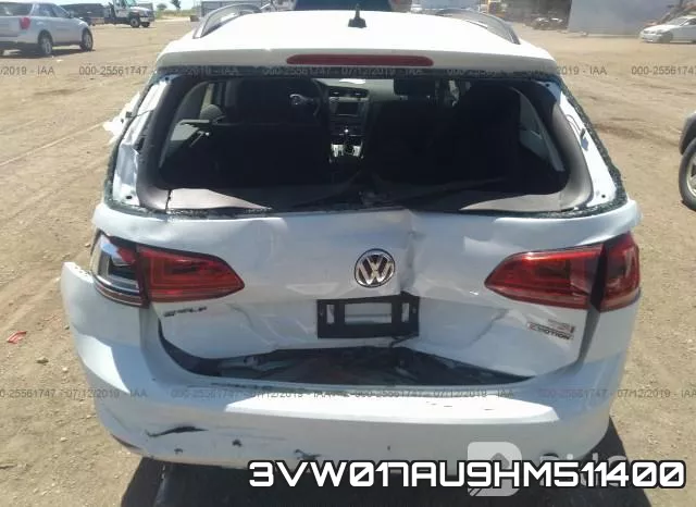 3VW017AU9HM511400 фото 7