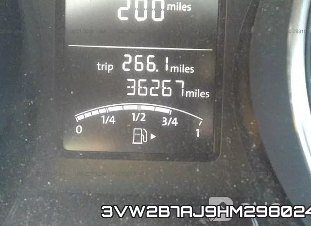3VW2B7AJ9HM298024 фото 8