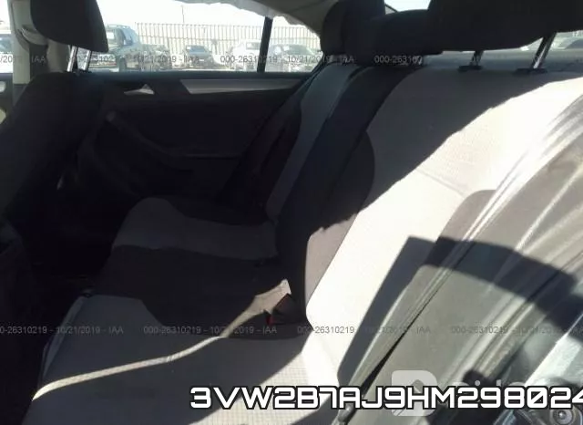 3VW2B7AJ9HM298024 фото 9
