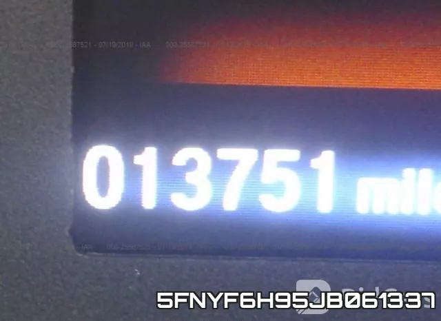 5FNYF6H95JB061337 фото 8