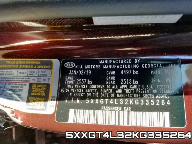 5XXGT4L32KG335264 фото 2