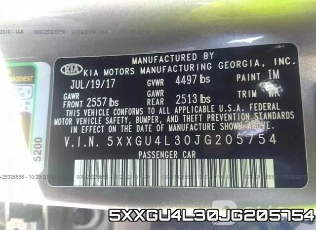 5XXGU4L30JG205754 фото 10