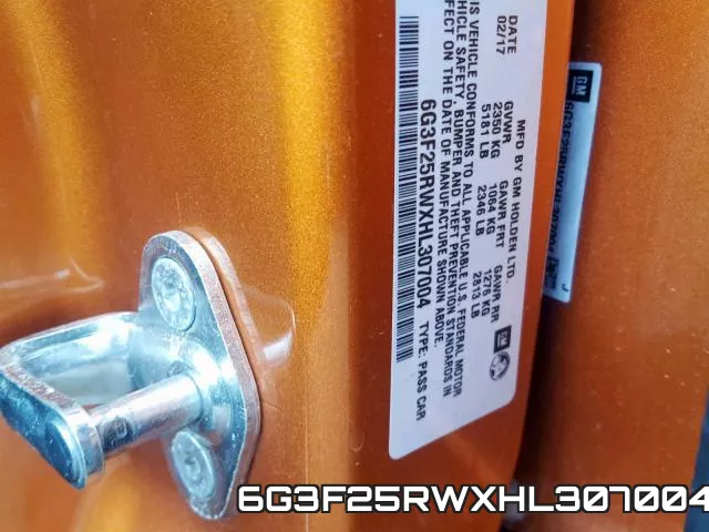 6G3F25RWXHL307004 фото 2