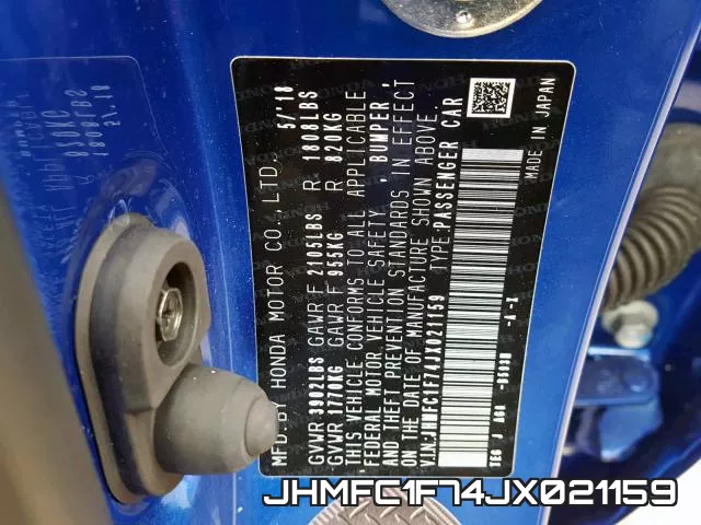 JHMFC1F74JX021159 фото 2
