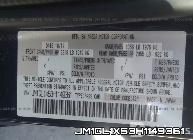 JM1GL1X53H1149361 фото 9