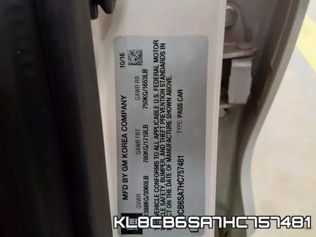 KL8CB6SA7HC757481 фото 2