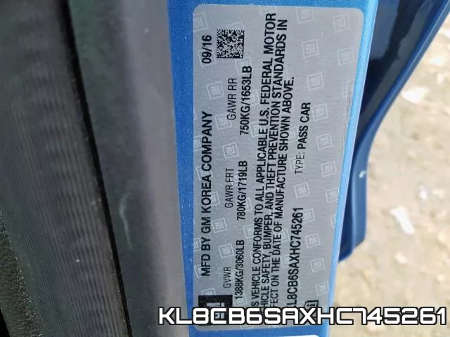 KL8CB6SAXHC745261 фото 2