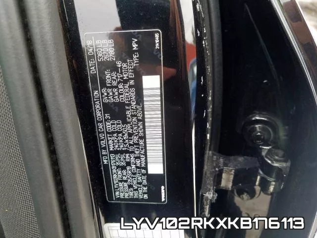 LYV102RKXKB176113 фото 2