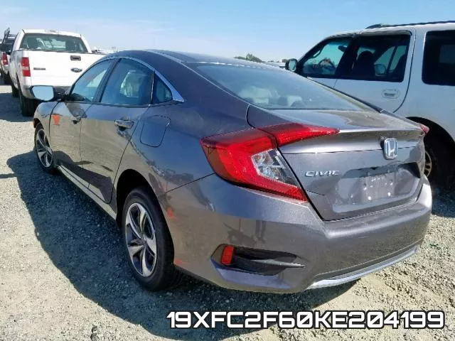 19XFC2F60KE204199 фото 4