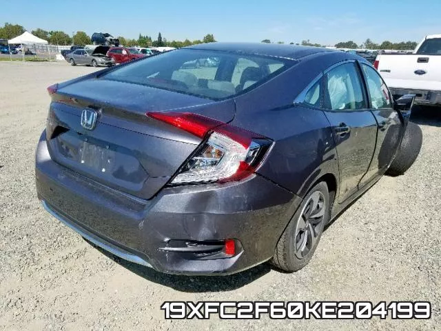 19XFC2F60KE204199 фото 5