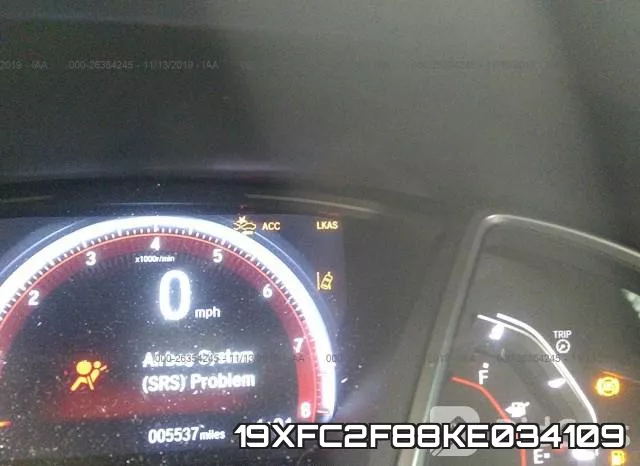 19XFC2F88KE034109 фото 8
