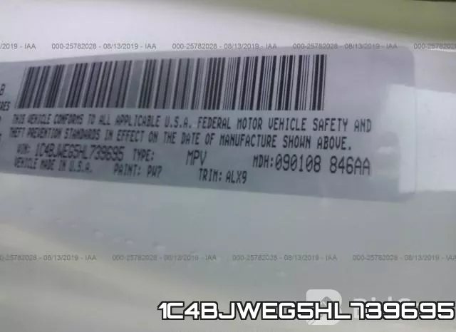 1C4BJWEG5HL739695 фото 10