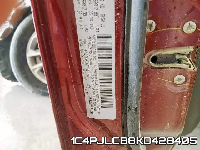 1C4PJLCB8KD428405 фото 2