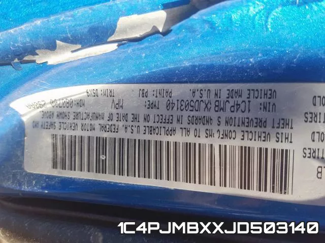 1C4PJMBXXJD503140 фото 2
