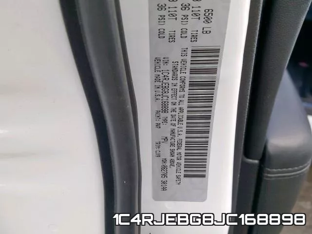 1C4RJEBG8JC168898 фото 2