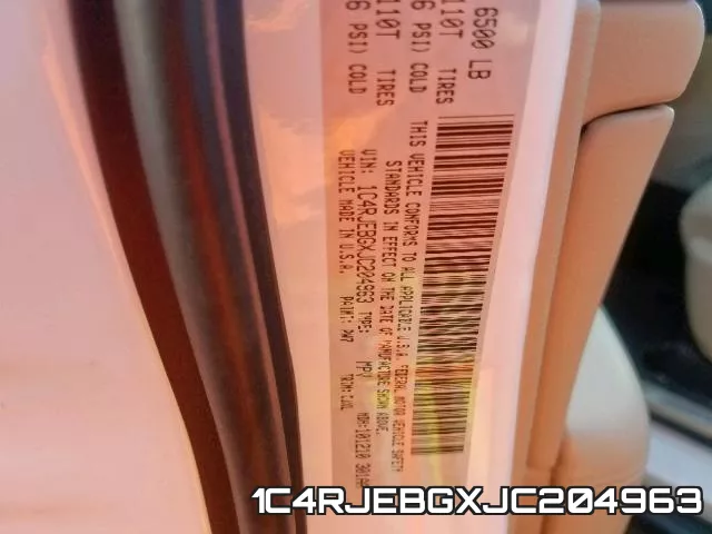 1C4RJEBGXJC204963 фото 2