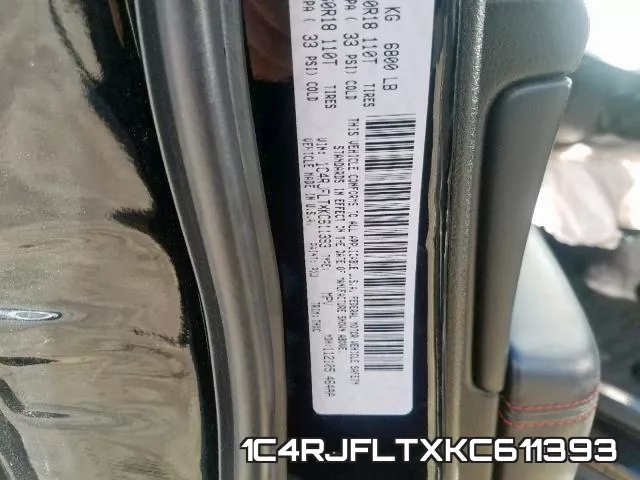 1C4RJFLTXKC611393 фото 2