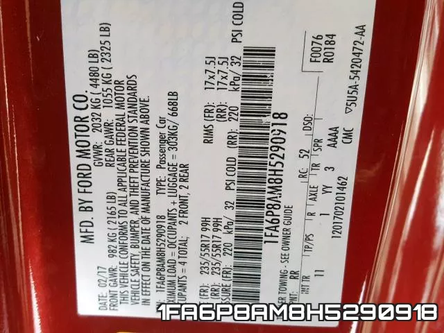 1FA6P8AM8H5290918 фото 2