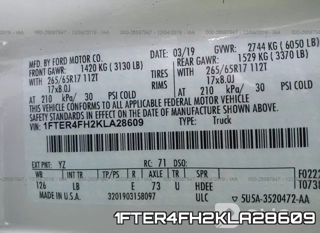 1FTER4FH2KLA28609 фото 10