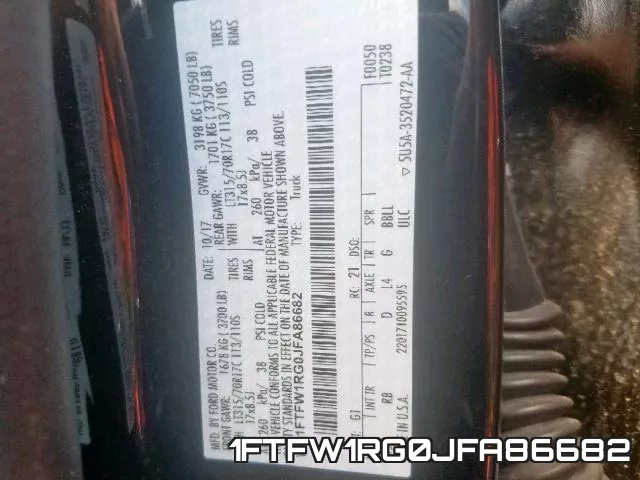 1FTFW1RG0JFA86682 фото 2