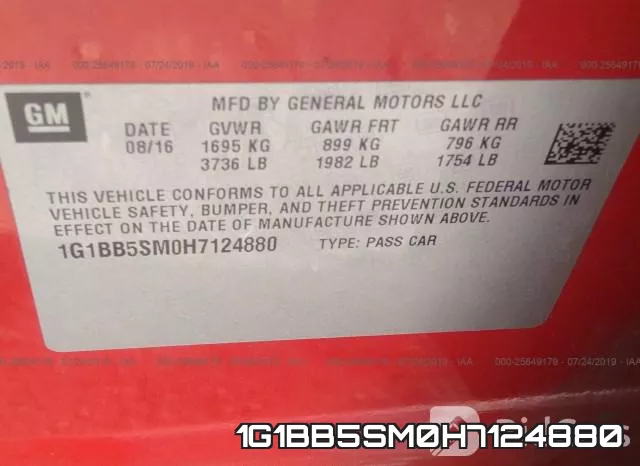 1G1BB5SM0H7124880 фото 10