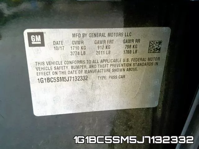 1G1BC5SM5J7132332 фото 2