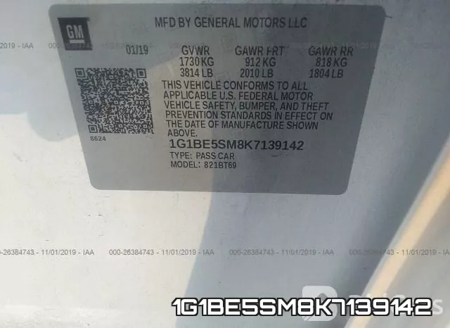1G1BE5SM8K7139142 фото 10