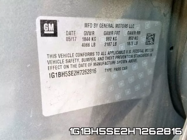 1G1BH5SE2H7262816 фото 2