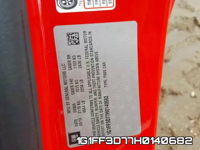 1G1FF3D77H0140682 фото 2