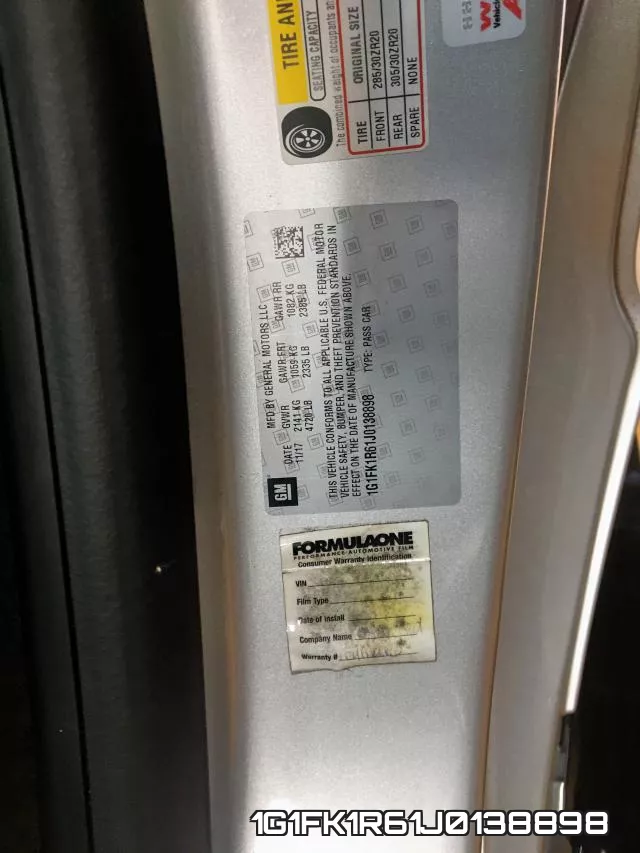 1G1FK1R61J0138898 фото 2