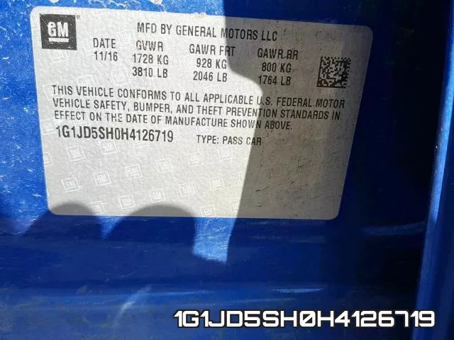 1G1JD5SH0H4126719 фото 2