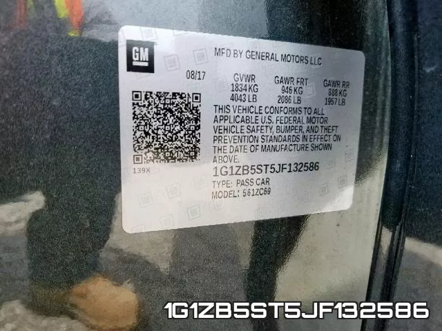 1G1ZB5ST5JF132586 фото 2