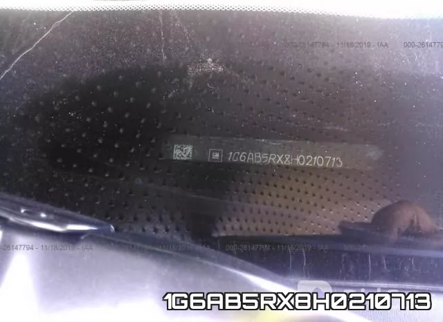 1G6AB5RX8H0210713 фото 10