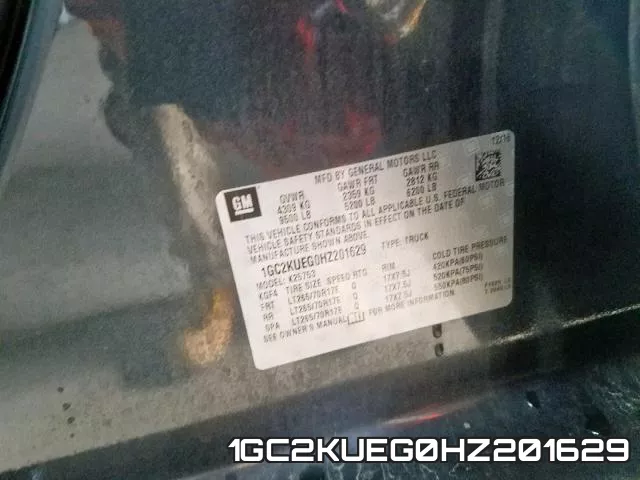 1GC2KUEG0HZ201629 фото 2