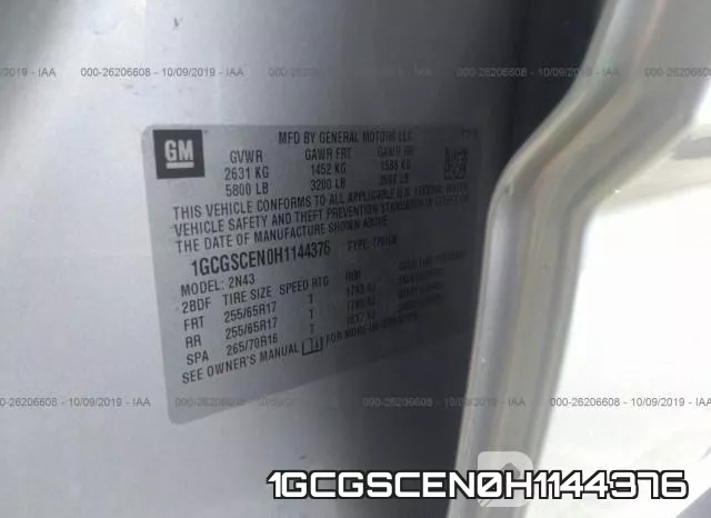 1GCGSCEN0H1144376 фото 10