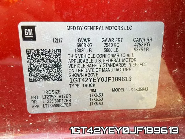 1GT42YEY0JF189613 фото 2