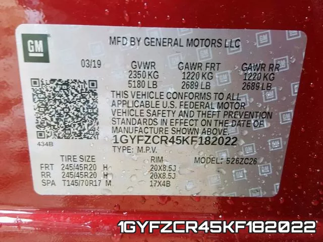 1GYFZCR45KF182022 фото 2