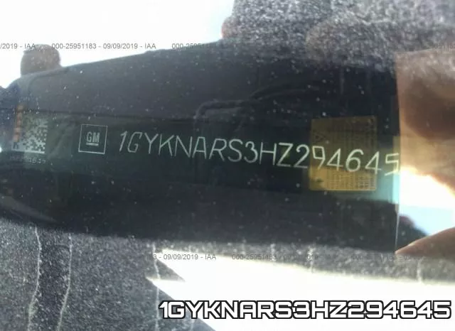 1GYKNARS3HZ294645 фото 10