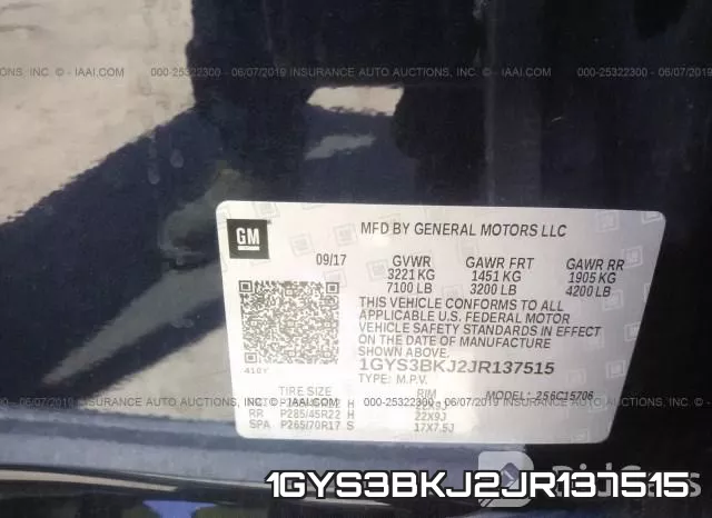 1GYS3BKJ2JR137515 фото 10