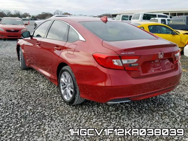 1HGCV1F12KA038039 фото 4
