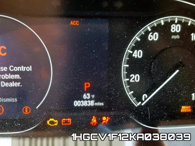 1HGCV1F12KA038039 фото 9