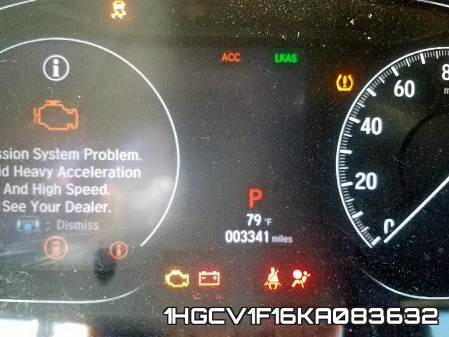 1HGCV1F16KA083632 фото 9
